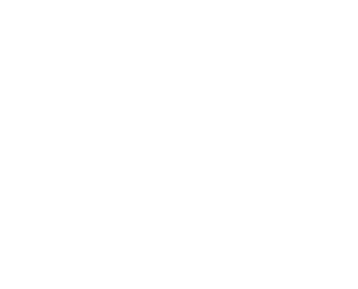 Line drawing of a three-screen flight simulator on a motion platform